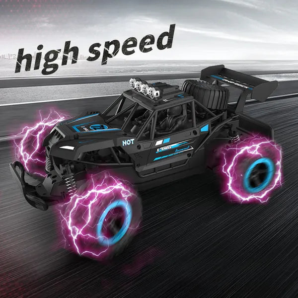 4WD Off‑Road RC Car – High‑Speed Remote Control Truck with Suspension System, Anti‑Crash Build & Long Endurance Battery