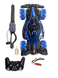 Remote control toy car F1 racing style, with music and light, the tail can be spray.