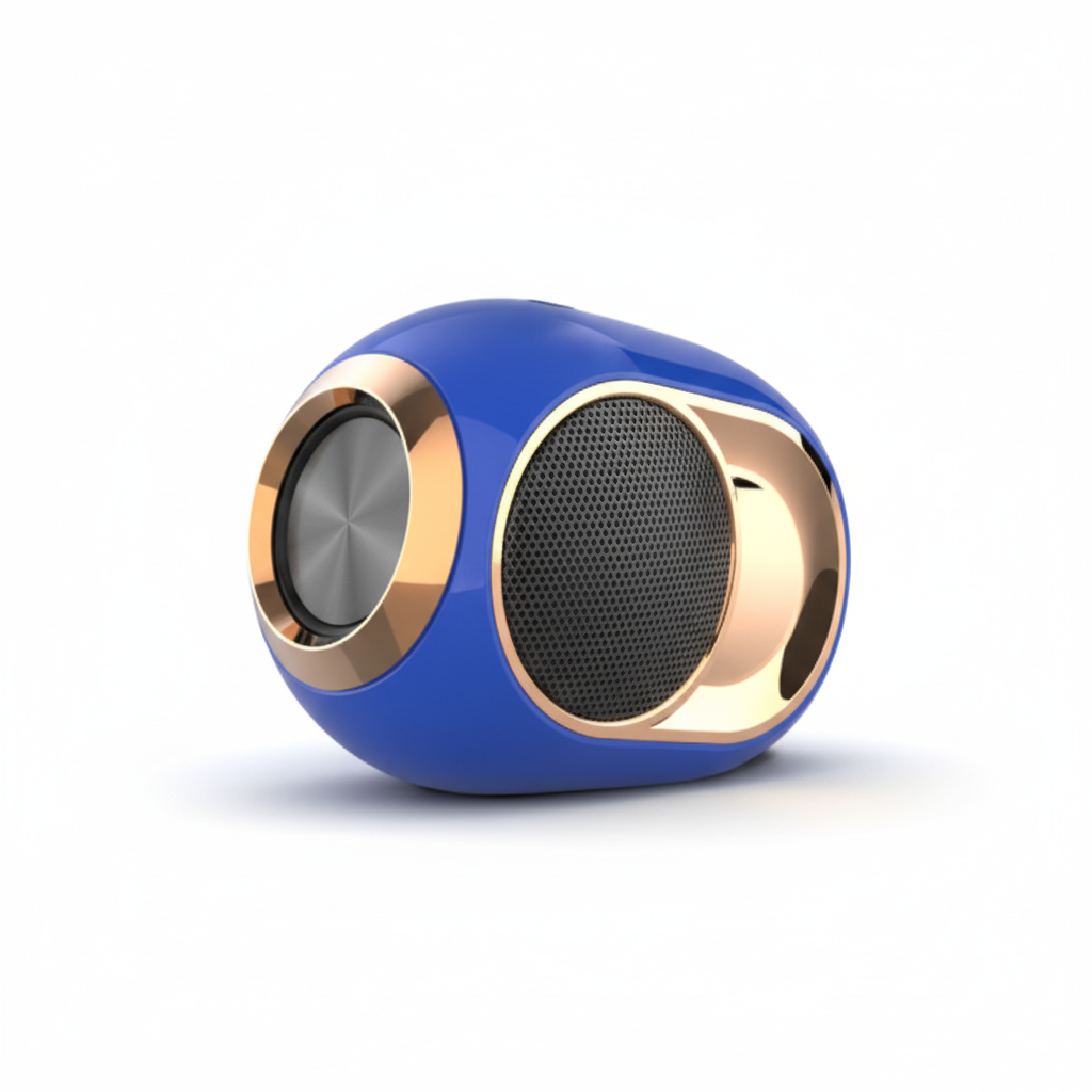 Blue Gramophone Speaker