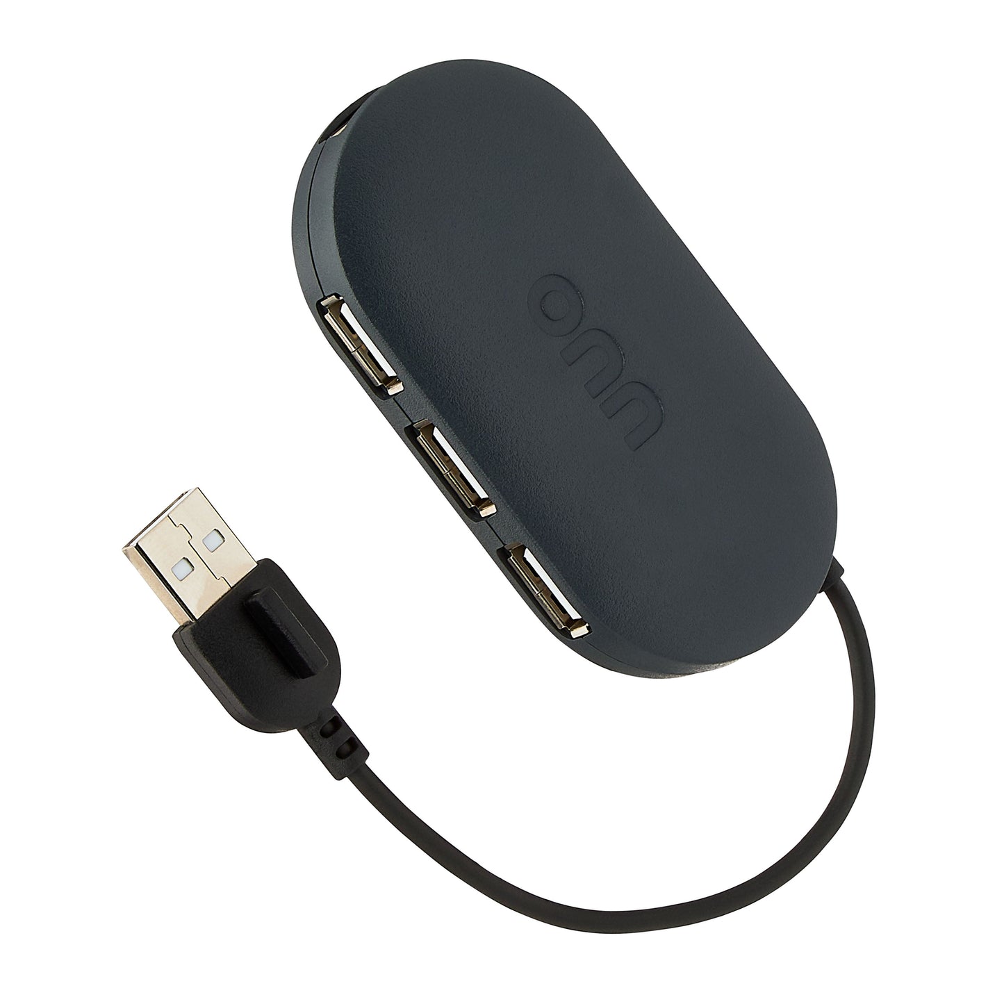 Portable 4-Port USB Hub with USB 2.0 Ports