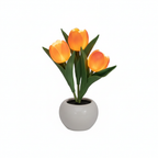 Orange Tulip LED Lamp