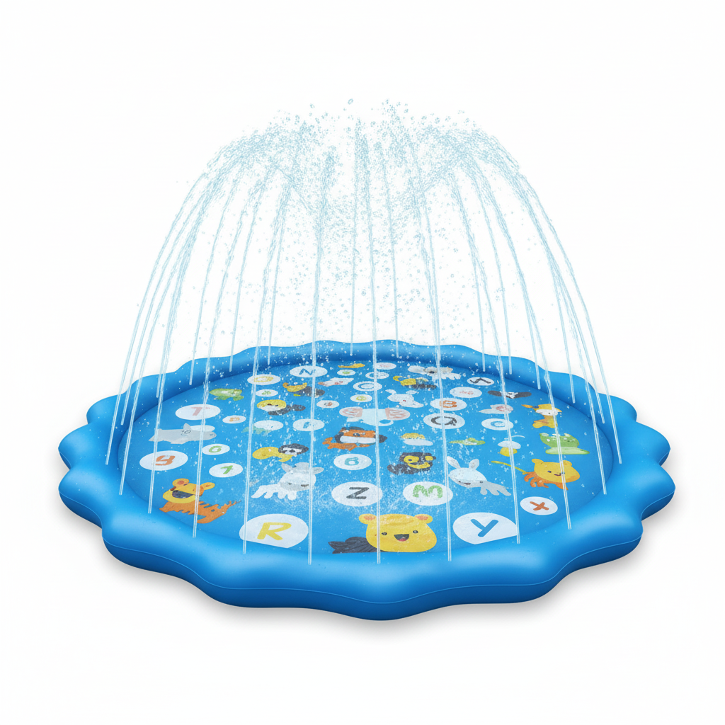 Splash Pad with Water Spraying