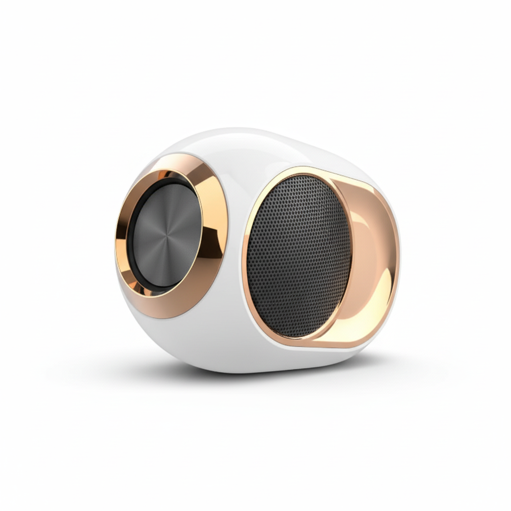 White Gramophone Speaker