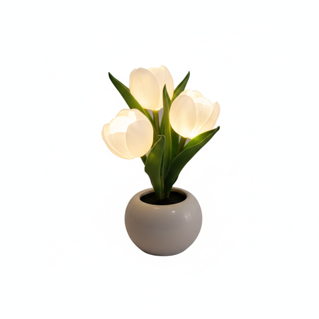 White Tulip LED Lamp